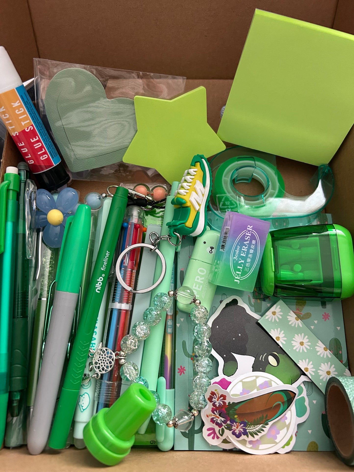 Selection of Stationery Box- A perfect gift idea, this vibrant kit includes a variety of essentials such as Washi Tape, Gel Pens, Notebooks, Sticky Notes, and more. Available in a range of colors to suit every style and creative need.