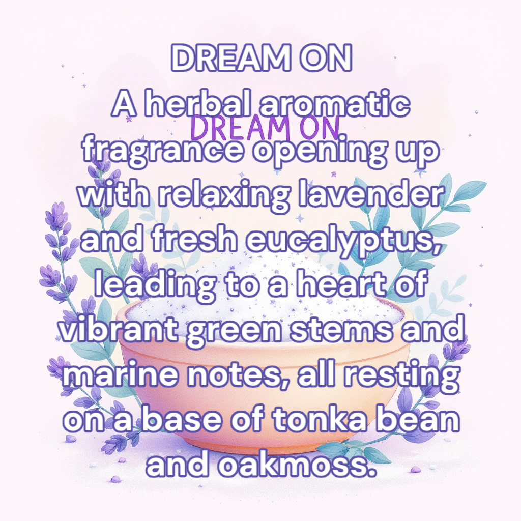 FOAMING EPSOM BATH SALTS – Relax, unwind & de-stress with soothing scents.
