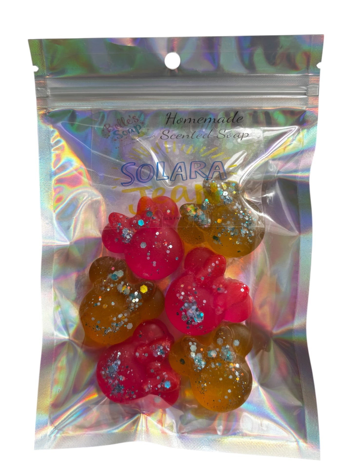 HAND MADE SOAP- SCENTED SHAPES, sls free. in SOLARA JEAN