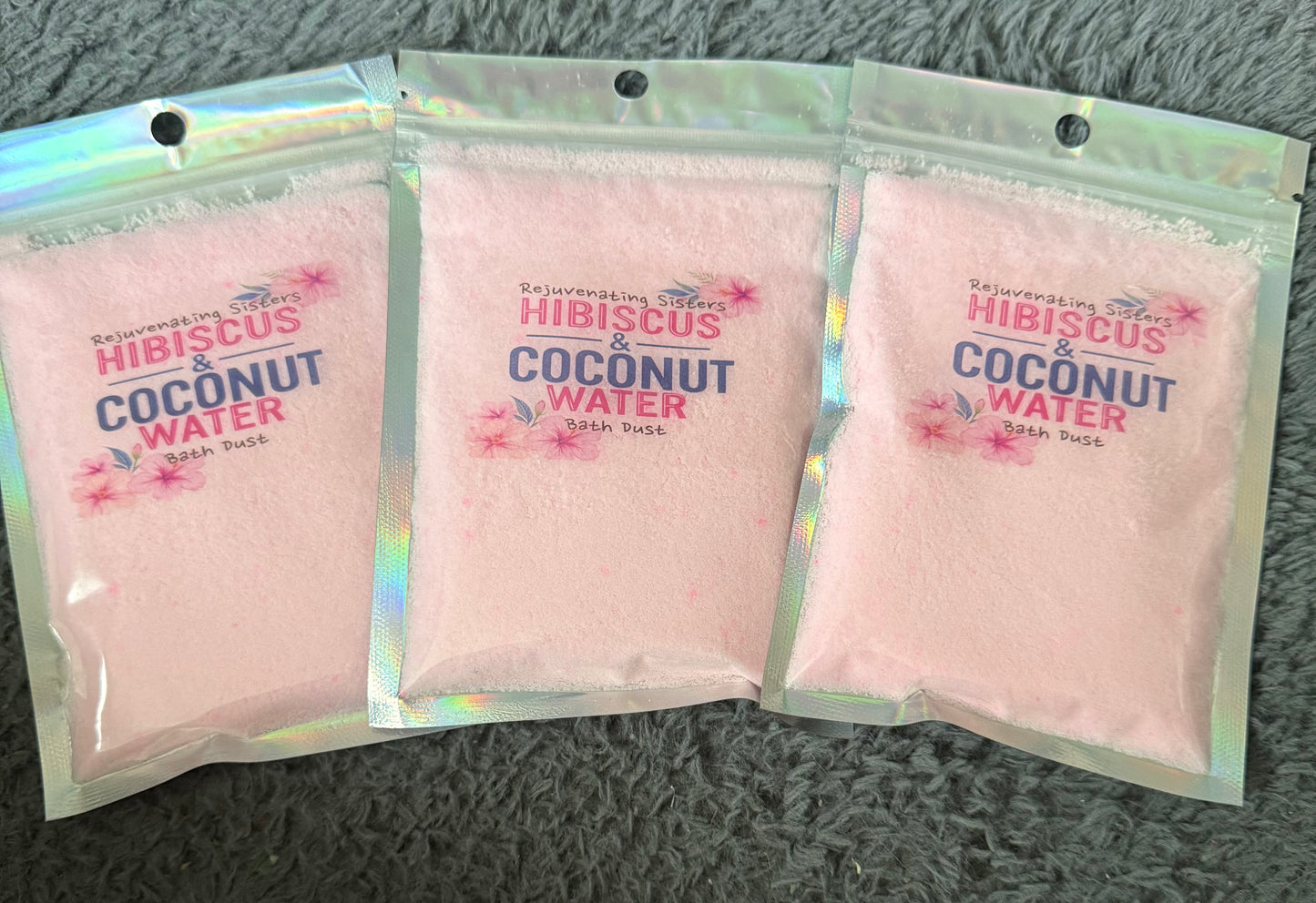 FOAMING BATH DUST- Various scents, moisturising pamper and soothe