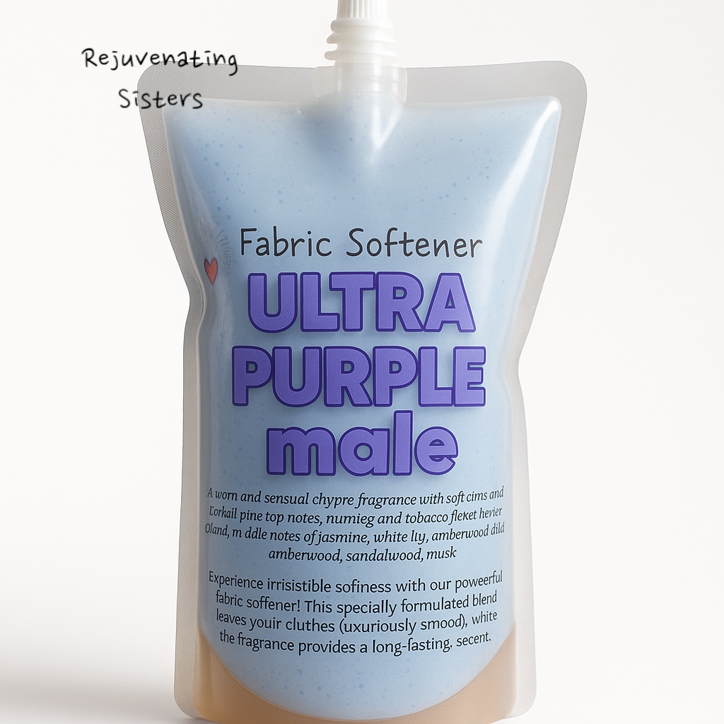 Rejuvenating Sisters FABRIC SOFTENER CONDITIONER 500ml vegan friendly. Various scents