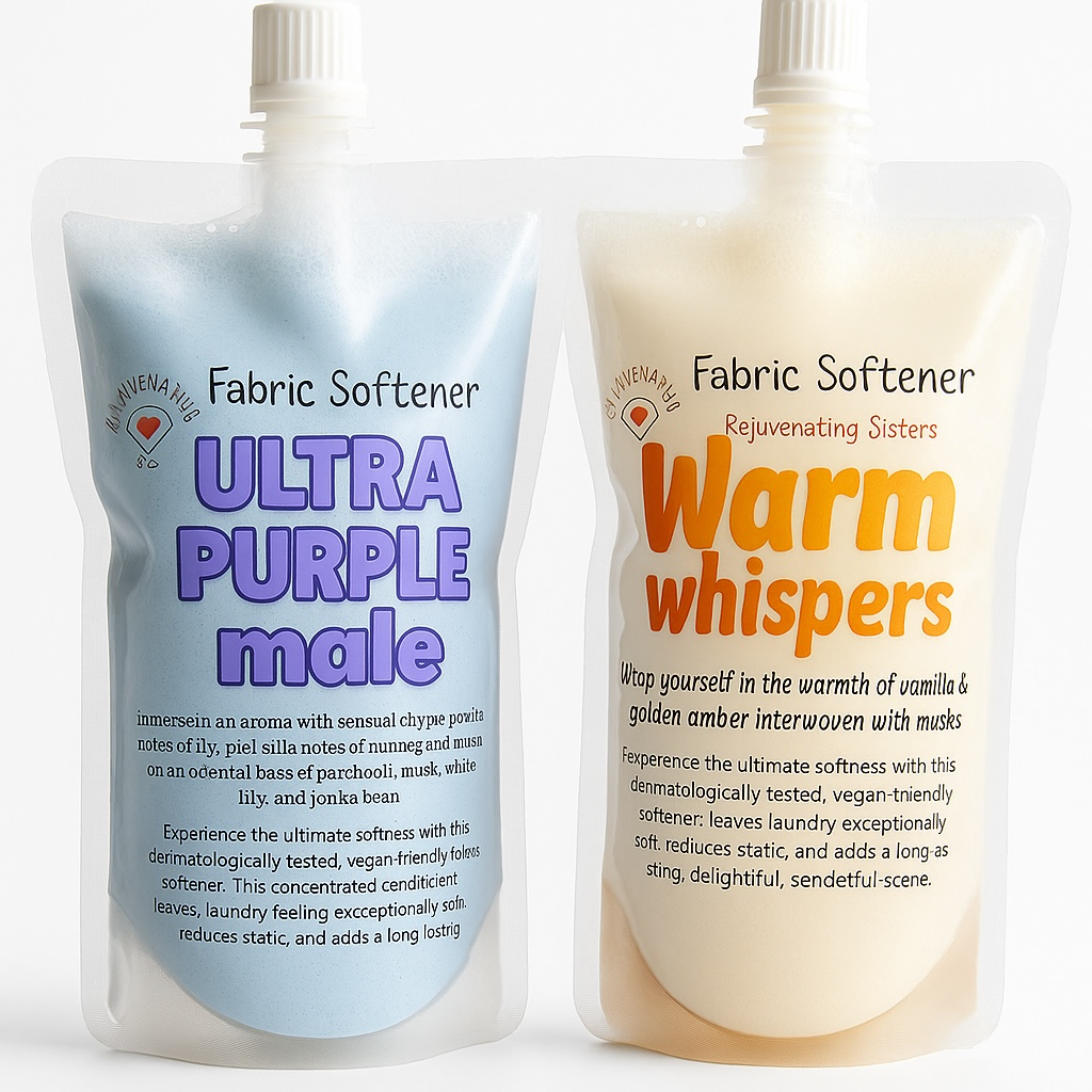 Rejuvenating Sisters FABRIC SOFTENER CONDITIONER 500ml vegan friendly. Various scents