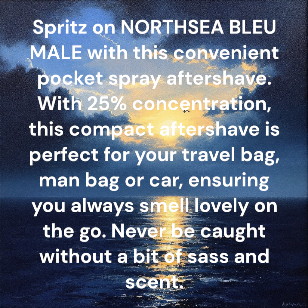 NORTHSEA BLEU MALE aftershave pocket spray