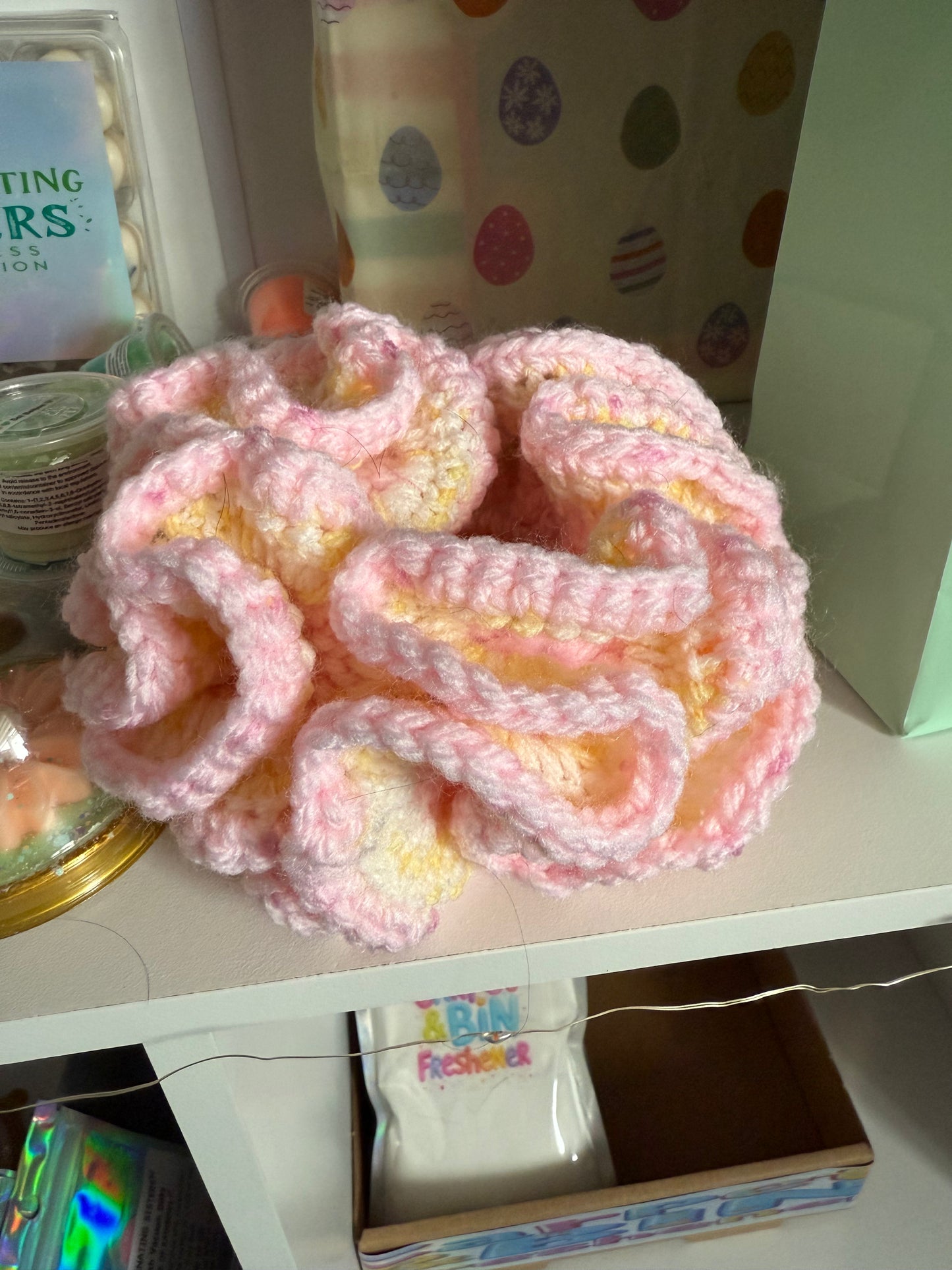 HAND MADE SCRUNCHIES various styles and colours
