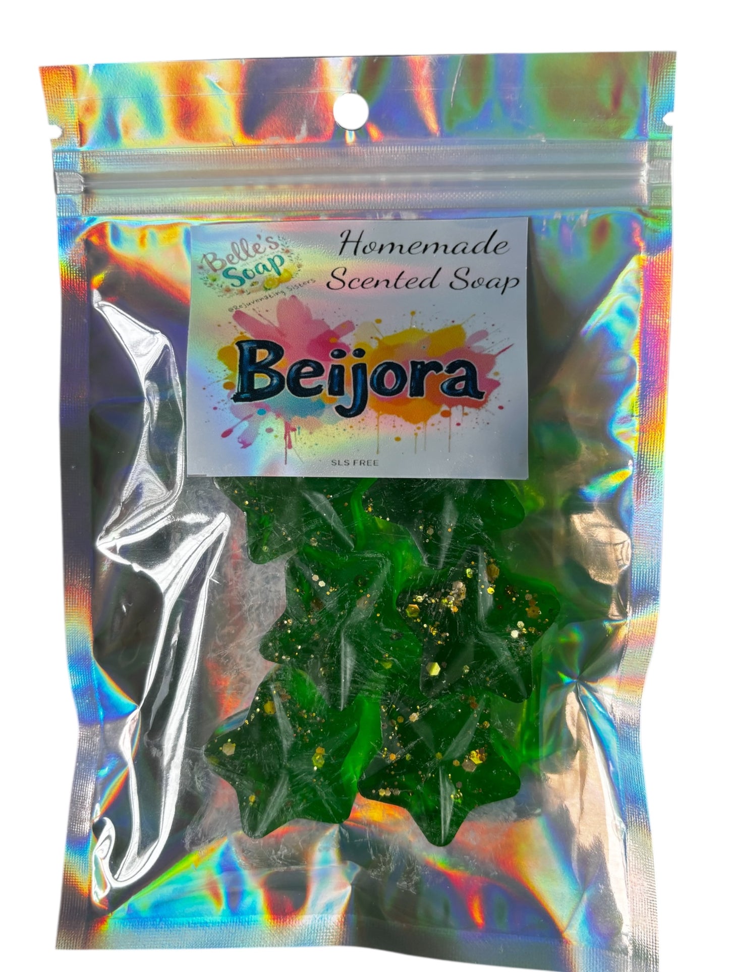 HAND MADE SOAP- SCENTED STARS, sls free.