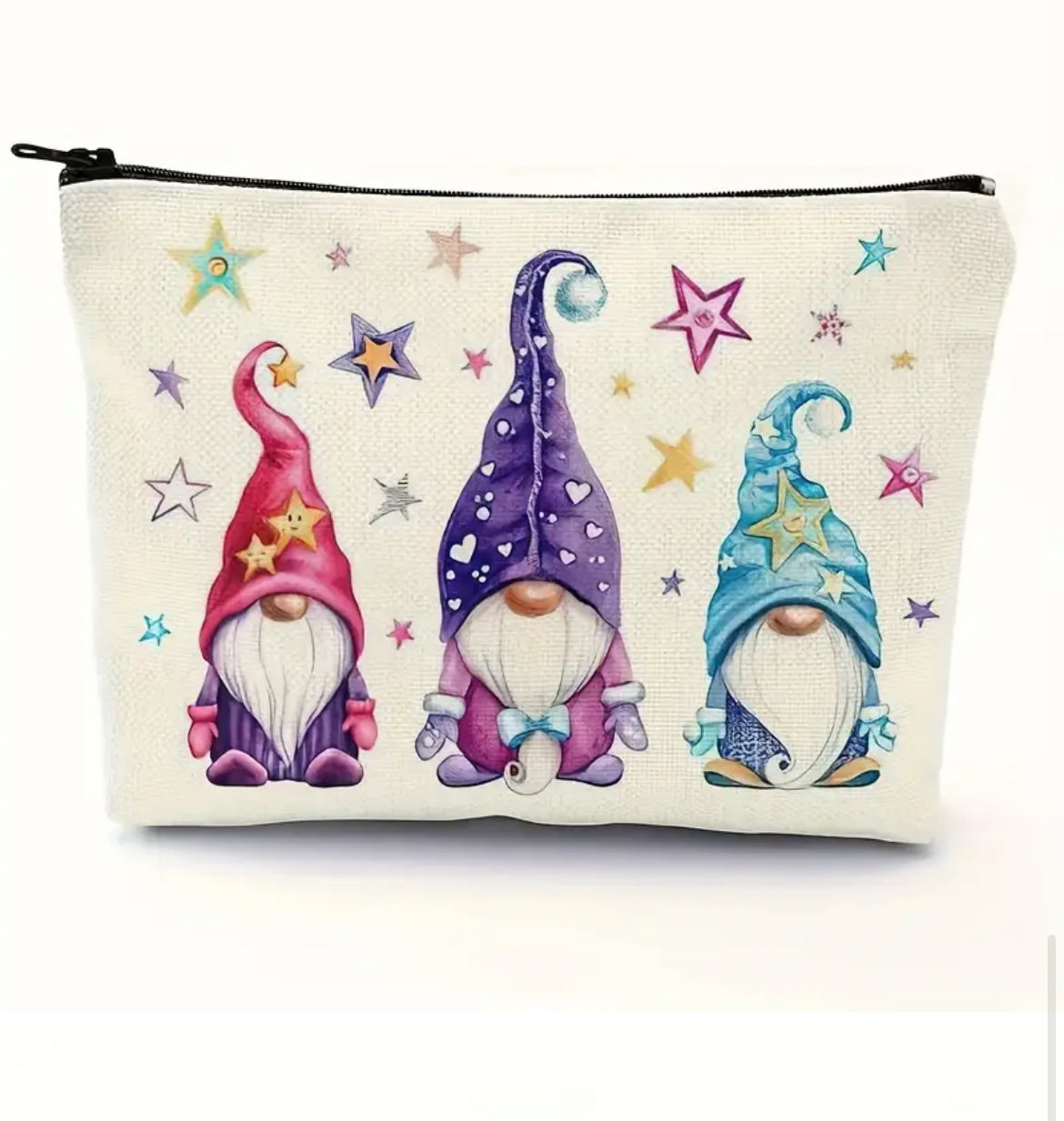 Cute Gonk Makeup Bag – 1pc stylish and versatile zippered pouch. Perfect for cosmetics, toiletries, and travel essentials. Featuring a charming Magic Stars design, it’s the ideal portable beauty kit for home or on-the-go storage.