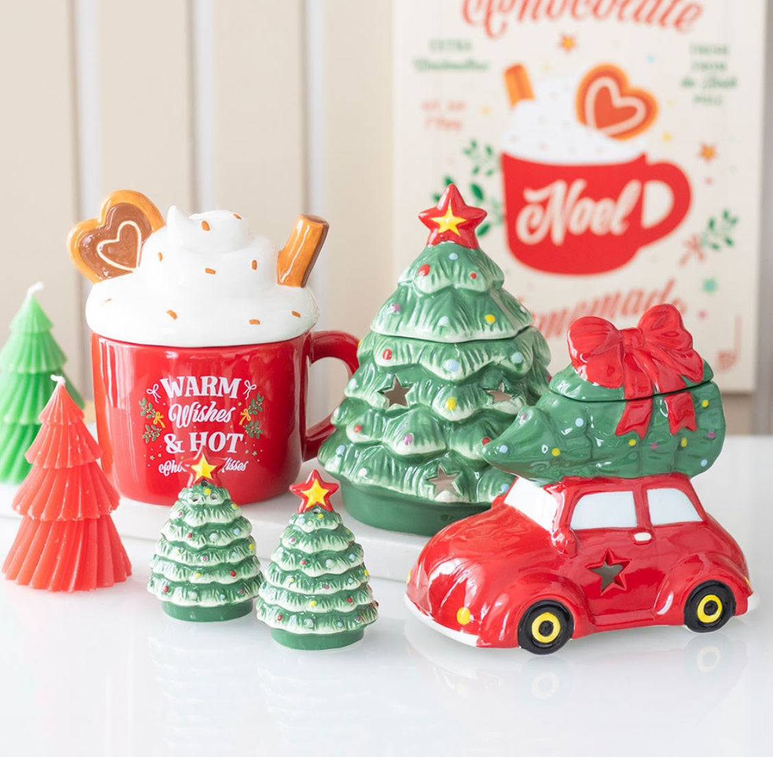 Warm Wishes Hot Chocolate Mug Oil Burner