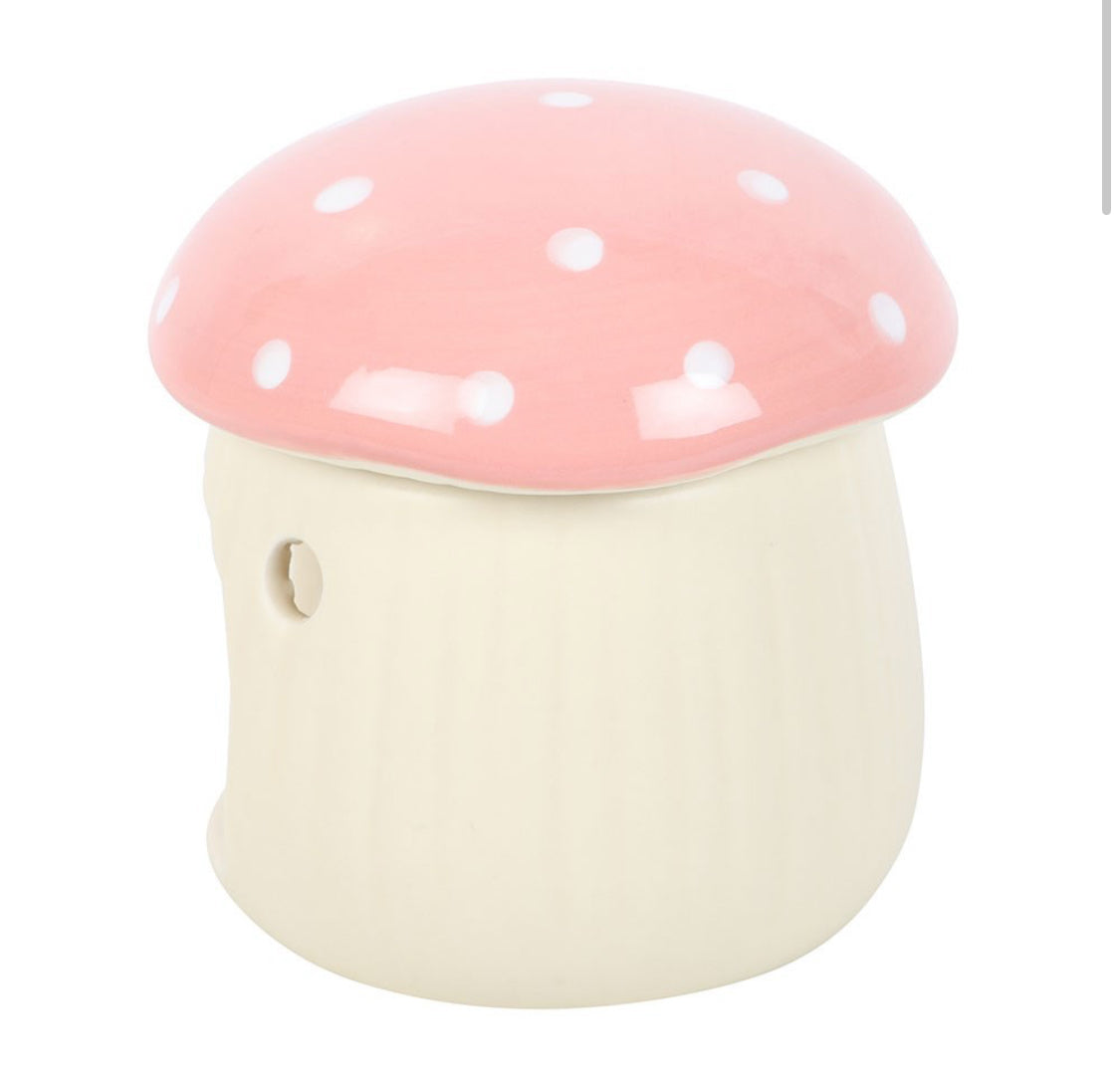 Pink Mushroom Ceramic Oil Burner
