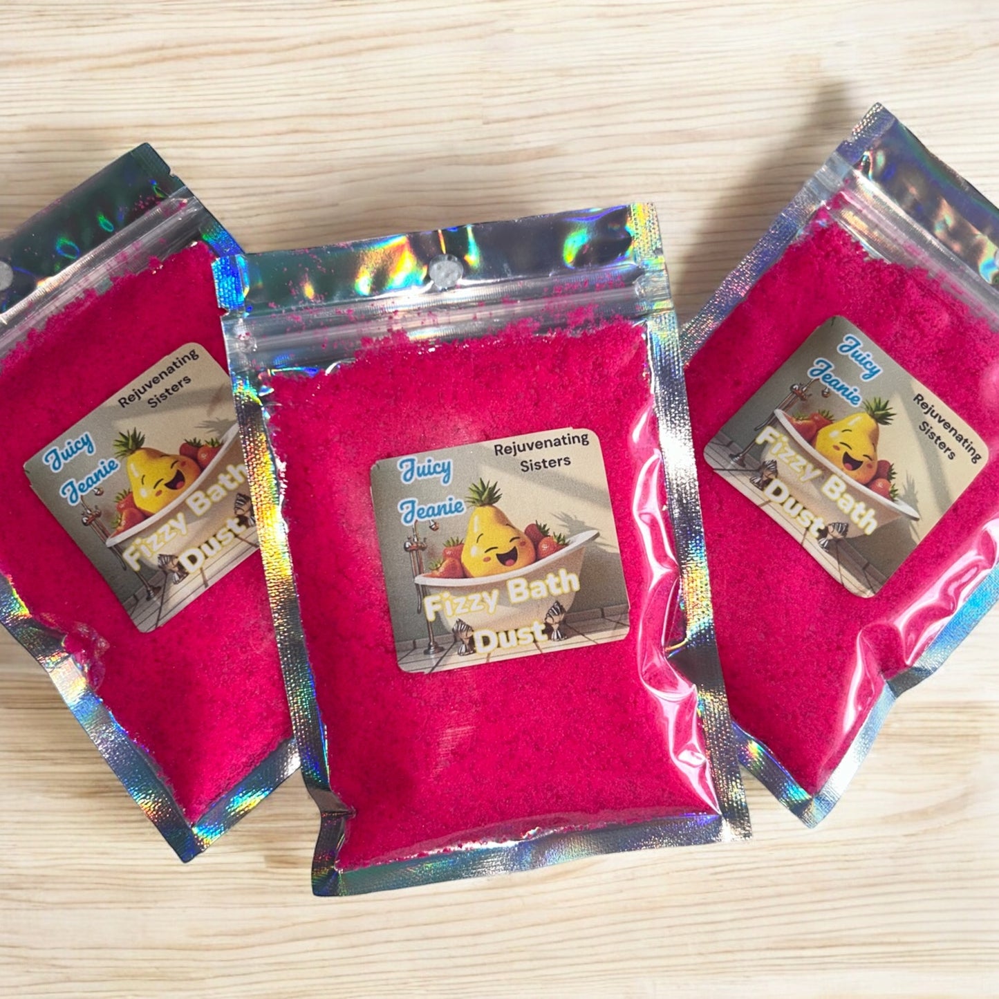 FOAMING BATH DUST- Various scents, moisturising pamper and soothe