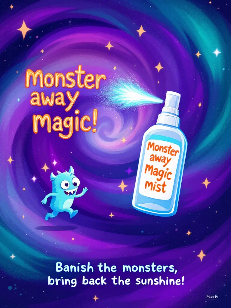 MONSTER AWAY MAGIC ROOM & LINEN MIST – 100ml A calming mist designed to help create a peaceful atmosphere, potentially promoting better sleep for children with anxiety. Perfect for use on bedding and in the bedroom room.