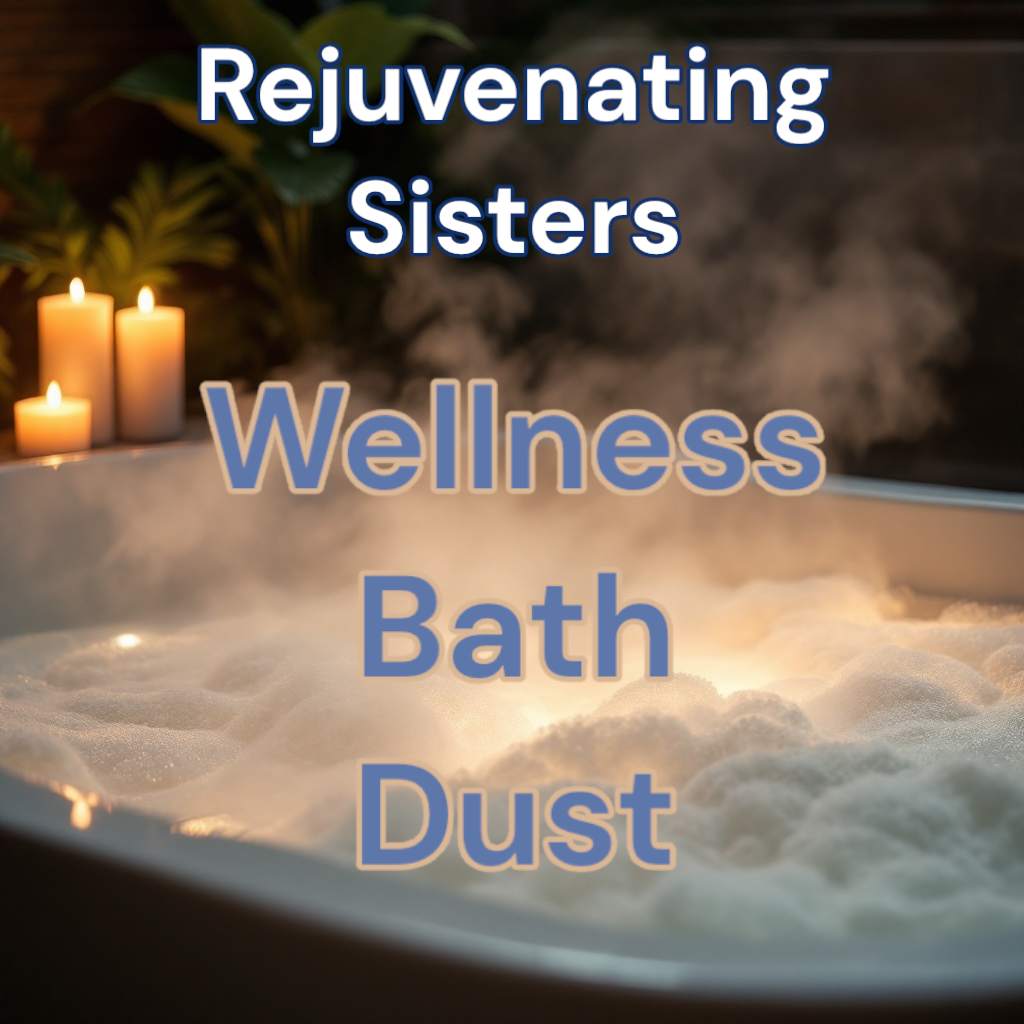 FOAMING BATH DUST- Various scents, moisturising pamper and soothe