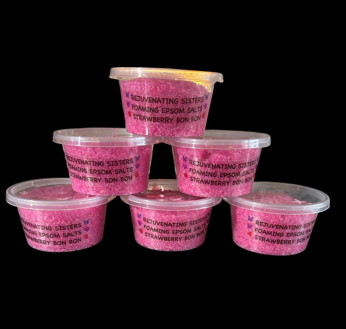 FOAMING EPSOM BATH SALTS – Relax, unwind & de-stress with soothing scents.