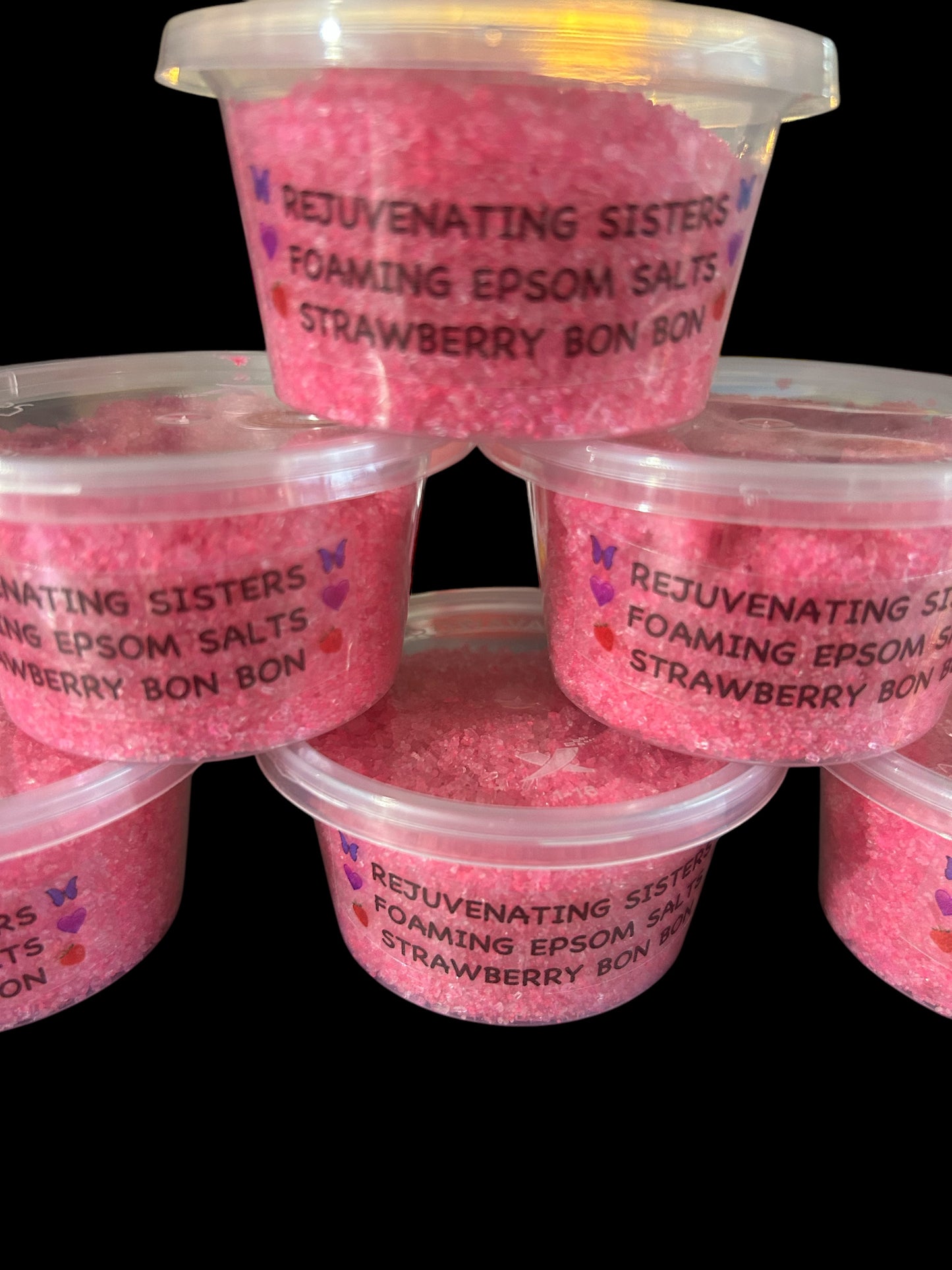 FOAMING EPSOM BATH SALTS – Relax, unwind & de-stress with soothing scents.
