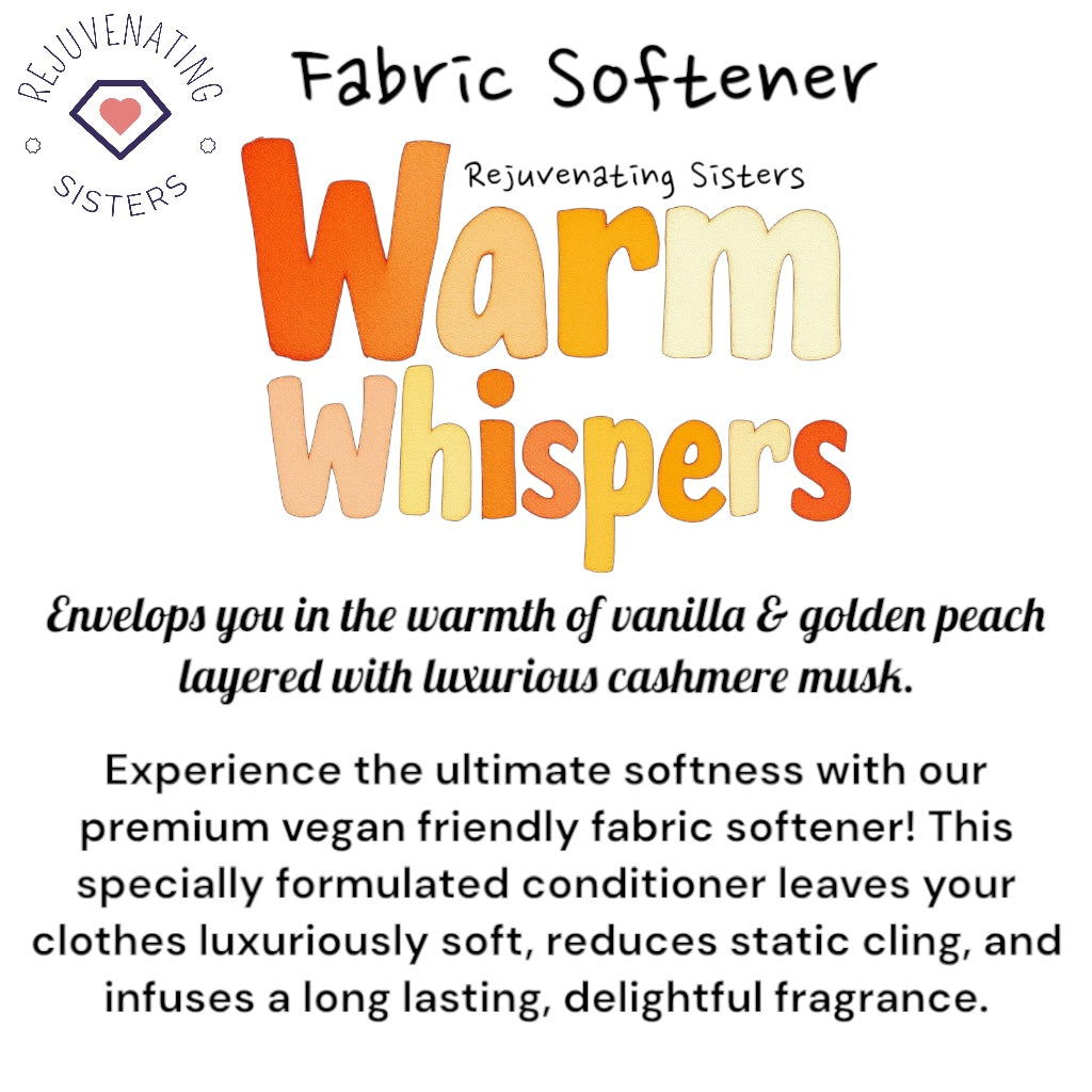 Rejuvenating Sisters FABRIC SOFTENER CONDITIONER 500ml vegan friendly. Various scents