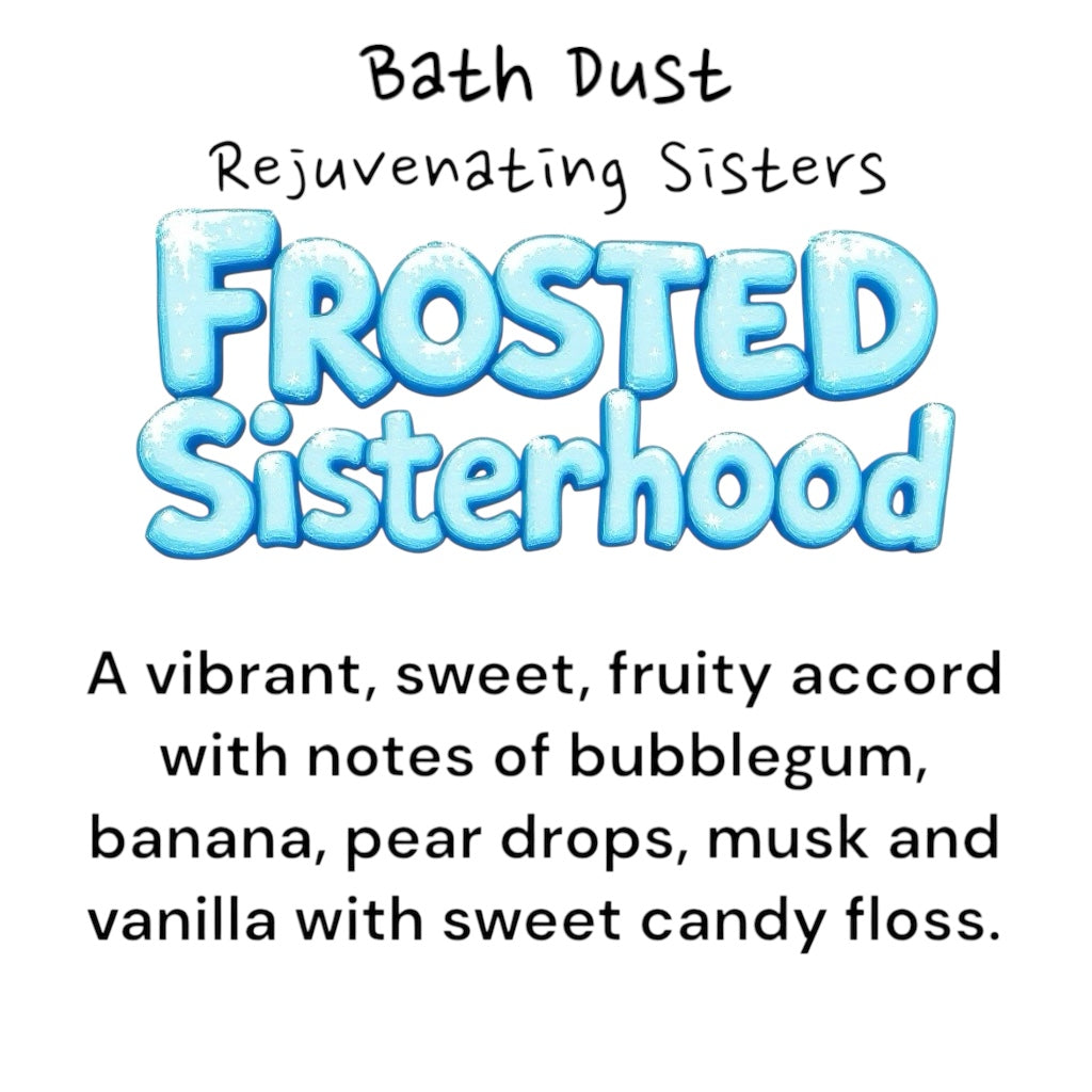 FOAMING BATH DUST- Various scents, moisturising pamper and soothe