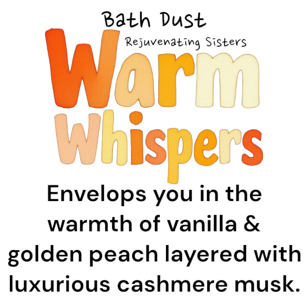 FOAMING BATH DUST- Various scents, moisturising pamper and soothe