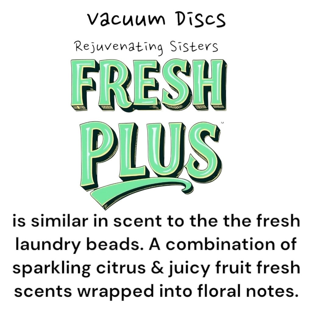 Scented Vacuum Discs – 4 per bag! Freshen your home with long-lasting fragrance as you clean.