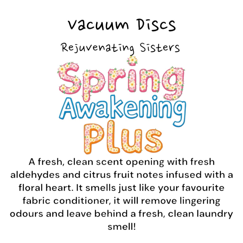 Scented Vacuum Discs – 4 per bag! Freshen your home with long-lasting fragrance as you clean.
