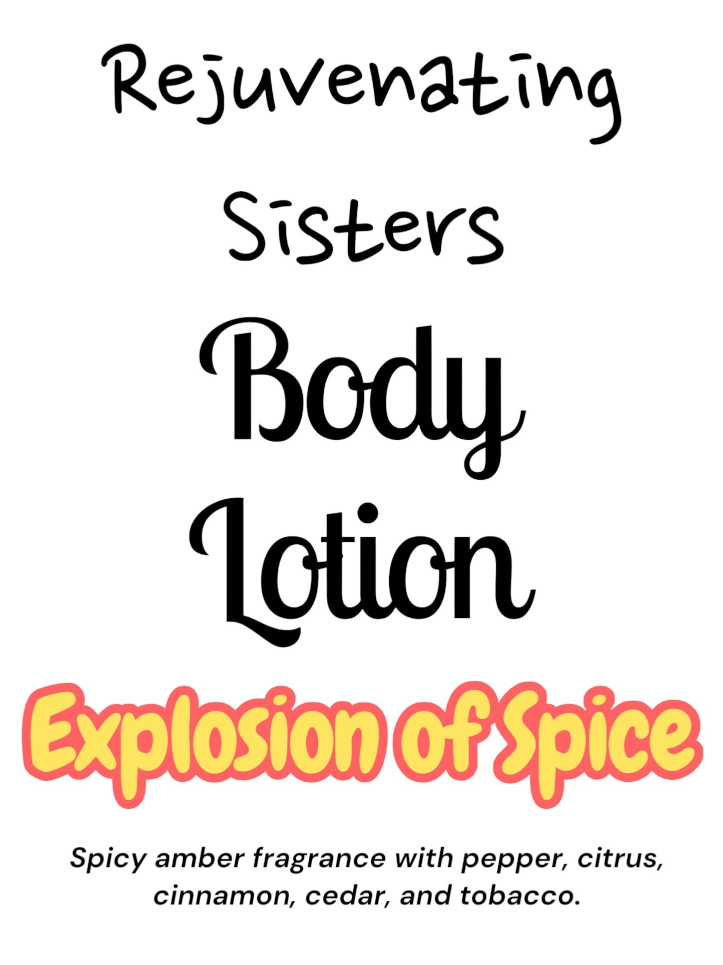 ✨ Rejuvenating Sisters – Luxury Body Lotion ✨