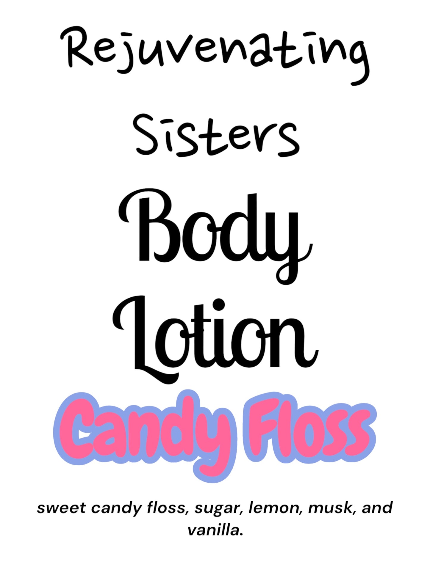 ✨ Rejuvenating Sisters – Luxury Body Lotion ✨
