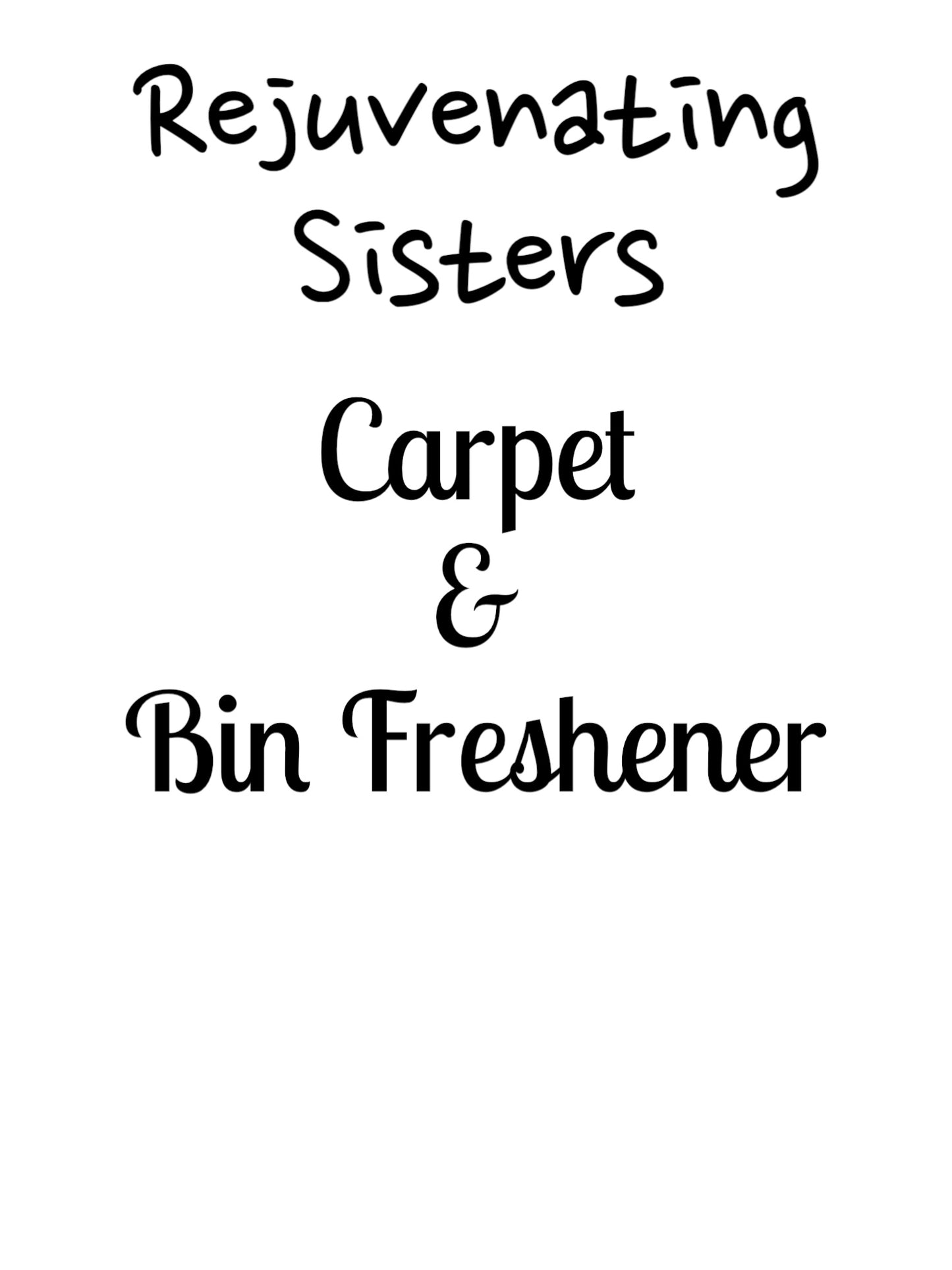 CARPET & BIN FRESHENER – Scented blend for a fresh, long-lasting aroma. Available in mixed 150g scents, including Fruity, Masculine, Feminine, and Bath, Body & Laundry-inspired fragrances.