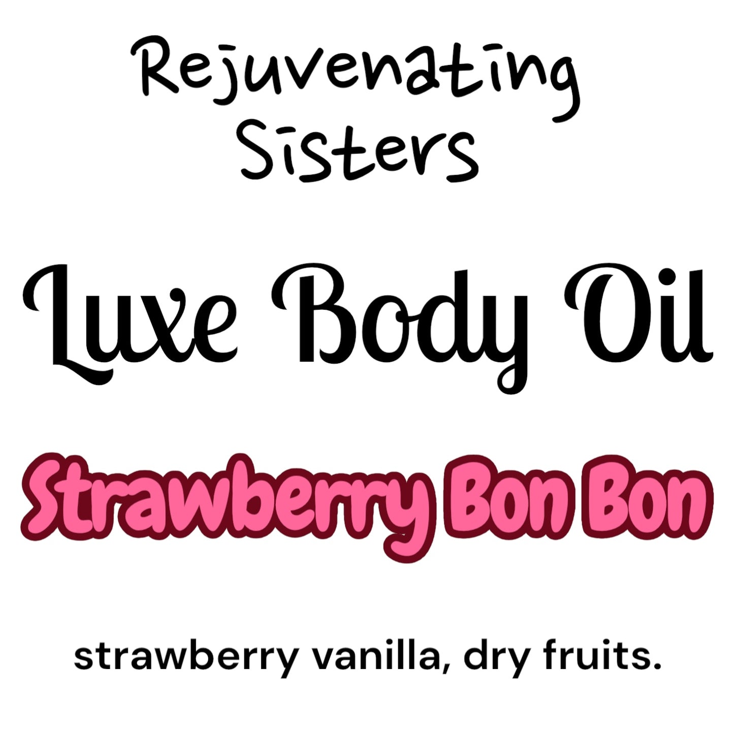 LUXE BODY OIL - HYDRATING- MOISTURISING -Beautiful Scents - Almond Oil- Jojoba Oil – Argan Oil – Vitamin E. Moisturising