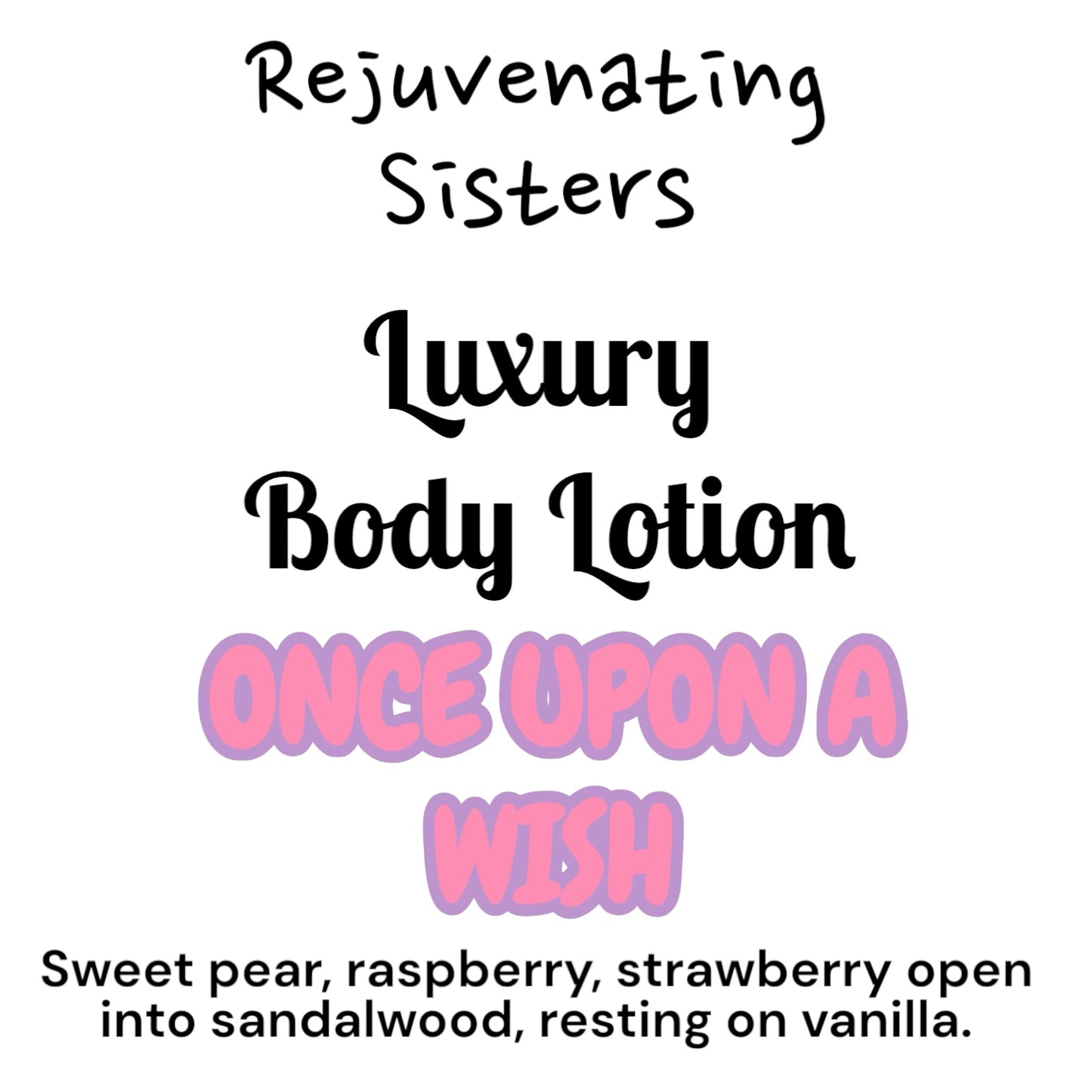 ✨ Rejuvenating Sisters – Luxury Body Lotion ✨