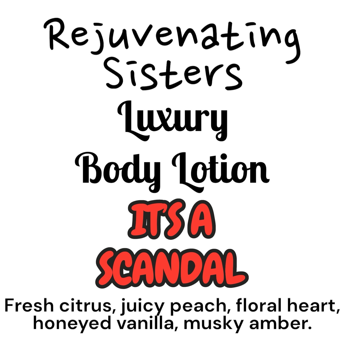 ✨ Rejuvenating Sisters – Luxury Body Lotion ✨