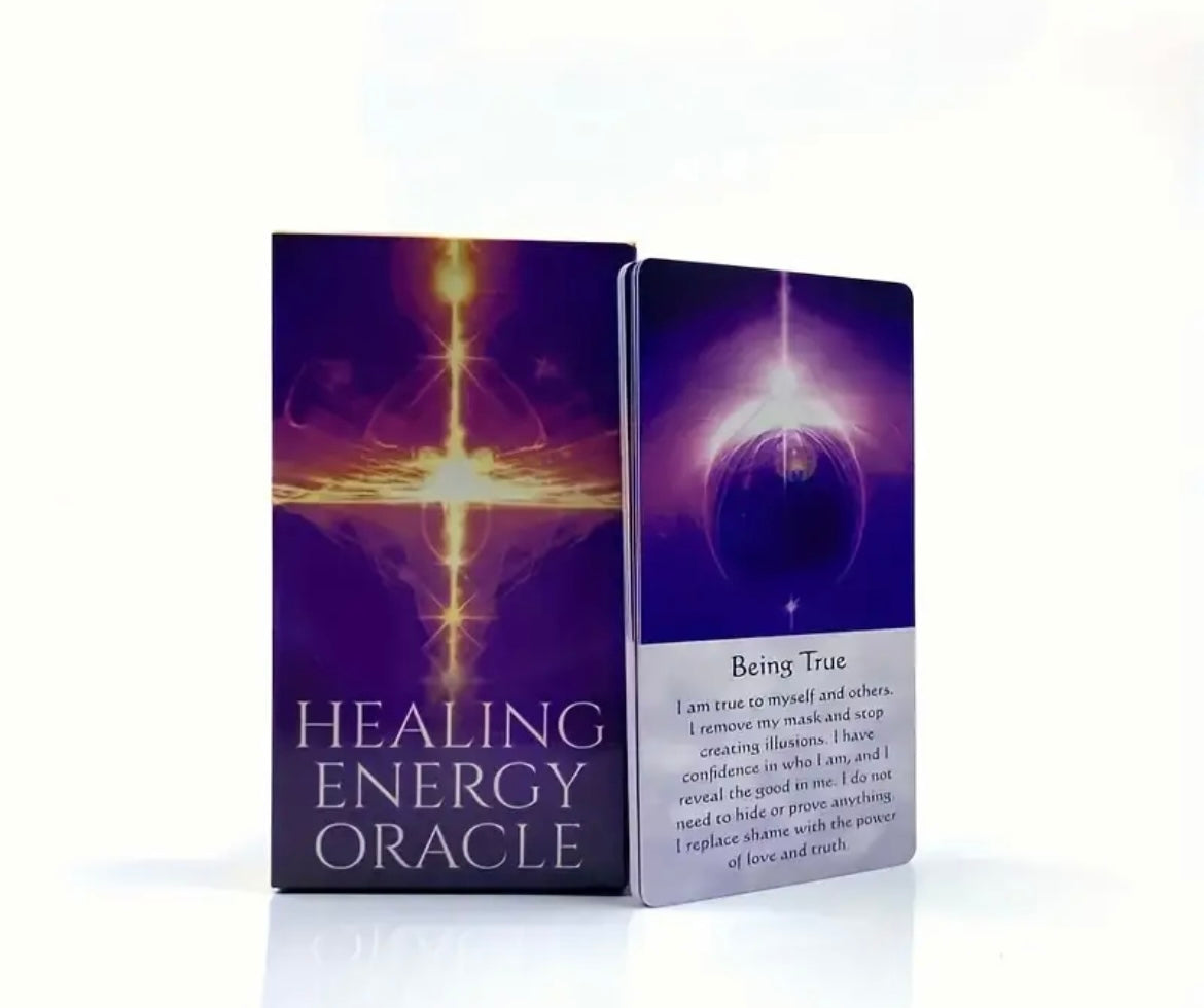 HEALING ENERGY ORACLE DECK: Unlock Your Inner Wisdom With Healing Energy Fortune Telling, gaming gift