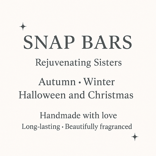 SNAP BAR WAX MELT- Seasonal, Autumn, Halloween, Christmas, Winter.
