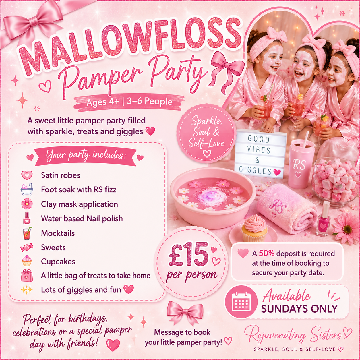 MALLOWFLOSS PAMPER PARTY