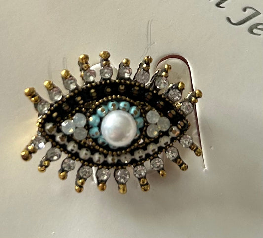 EVIL EYE BROOCH