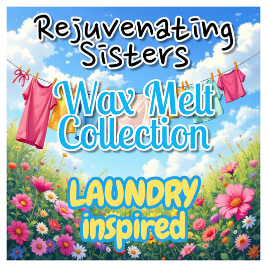 Wax Melt Collection – Laundry Scent Inspired. A refreshing collection of 8 laundry-inspired scents with 16 premium wax melts. Perfect for infusing your home with clean, fresh fragrances that evoke the comfort of freshly laundered linens.