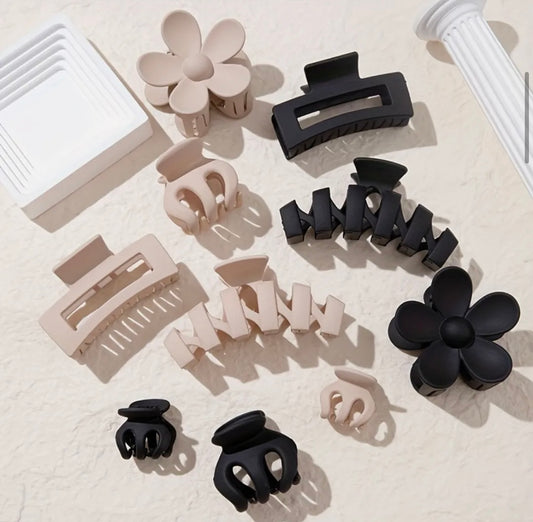 Hair Claw Clips – Various Designs