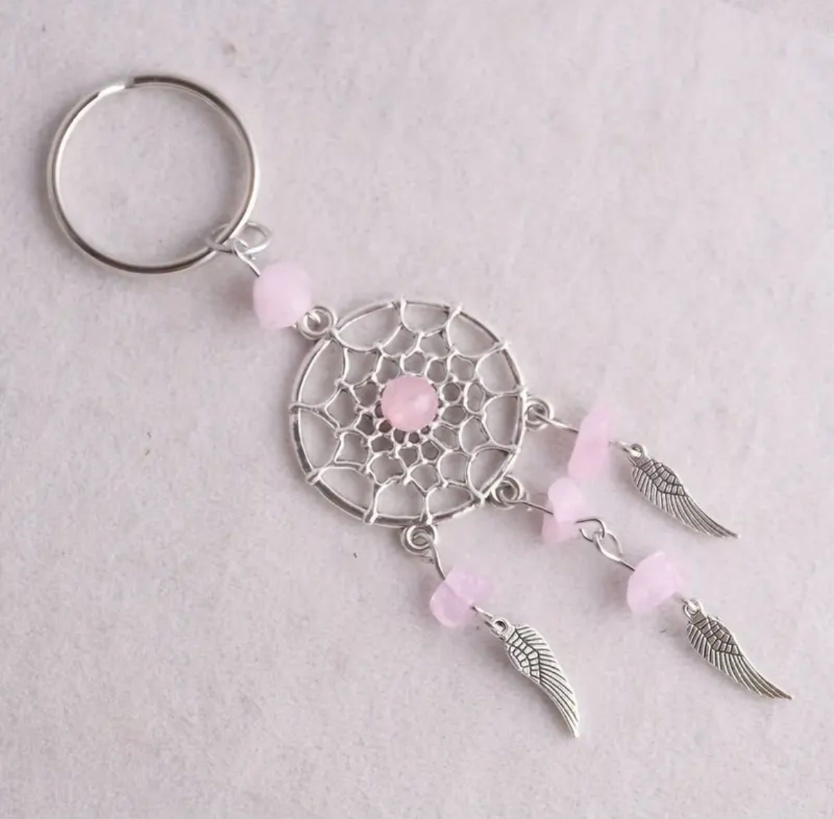 KEY RING CRYSTAL DREAM CATCHER