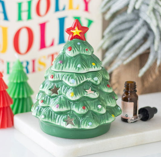 Christmas Tree Ceramic Oil Burner