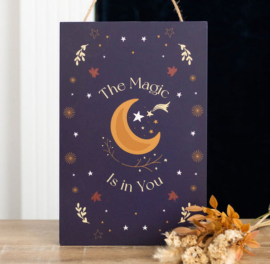 Magical Positivity Hanging Sign