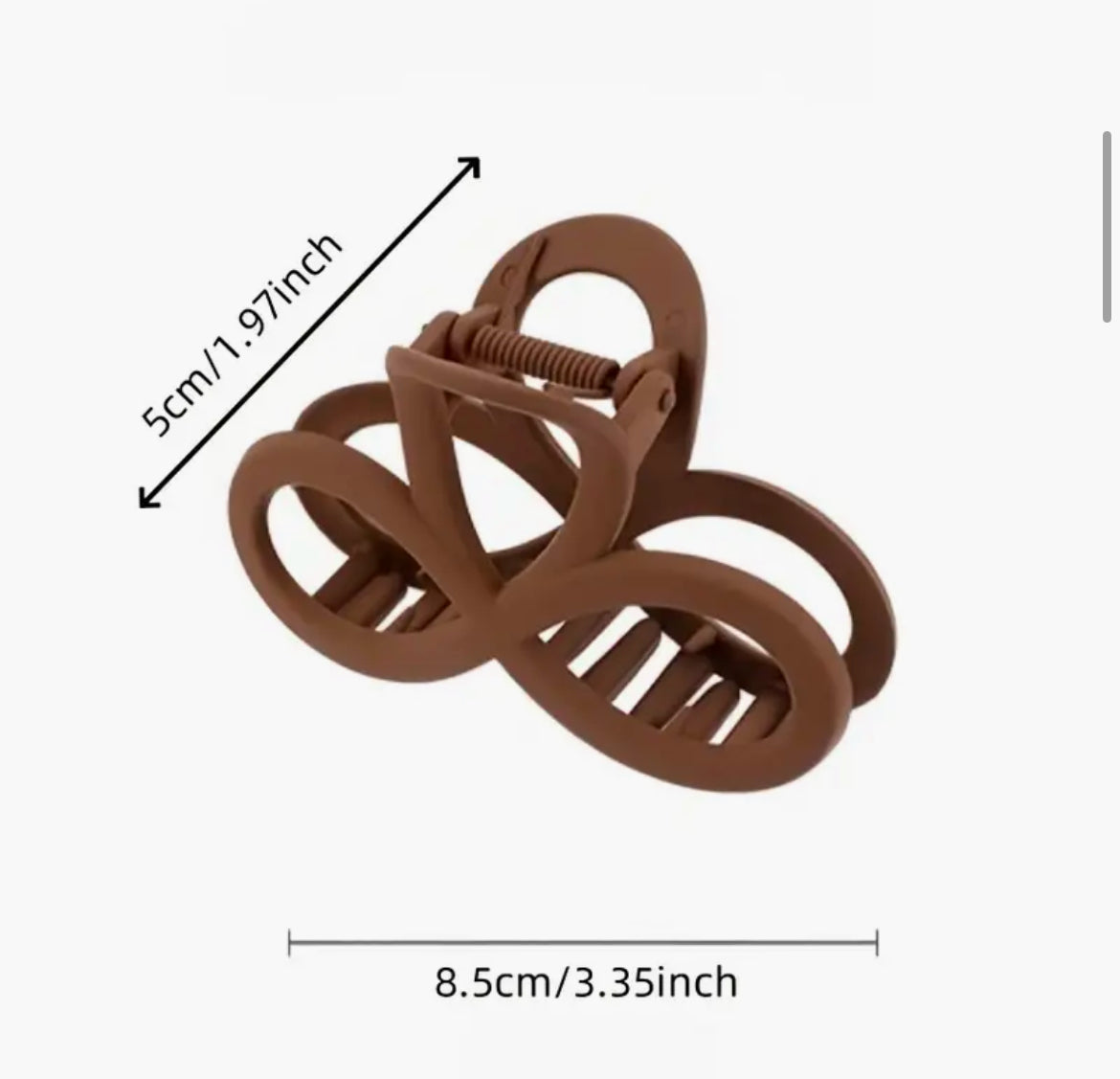 HAIR CLAW CLIP CLAMP- 3 pieces elegant and cute medium size