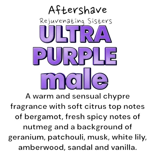 ULTRA PURPLE MALE aftershave pocket spray long lasting