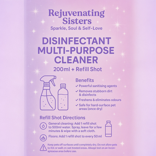 DISINFECTANT MULTIPURPOSE CLEANING SPRAY & SHOT REFIL